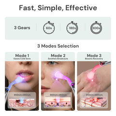 Rechargeable LifeZoom elite infrared device with long battery life for sessions.