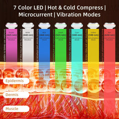 Lifiora vibration with heat and cooling modes for customizable skincare sessions.