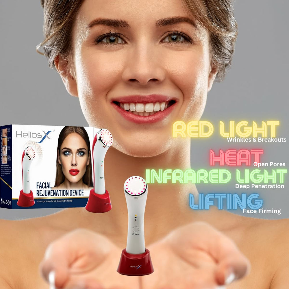 Lift Care Helios X infrared light therapy skin view highlighting deep penetration for smooth texture