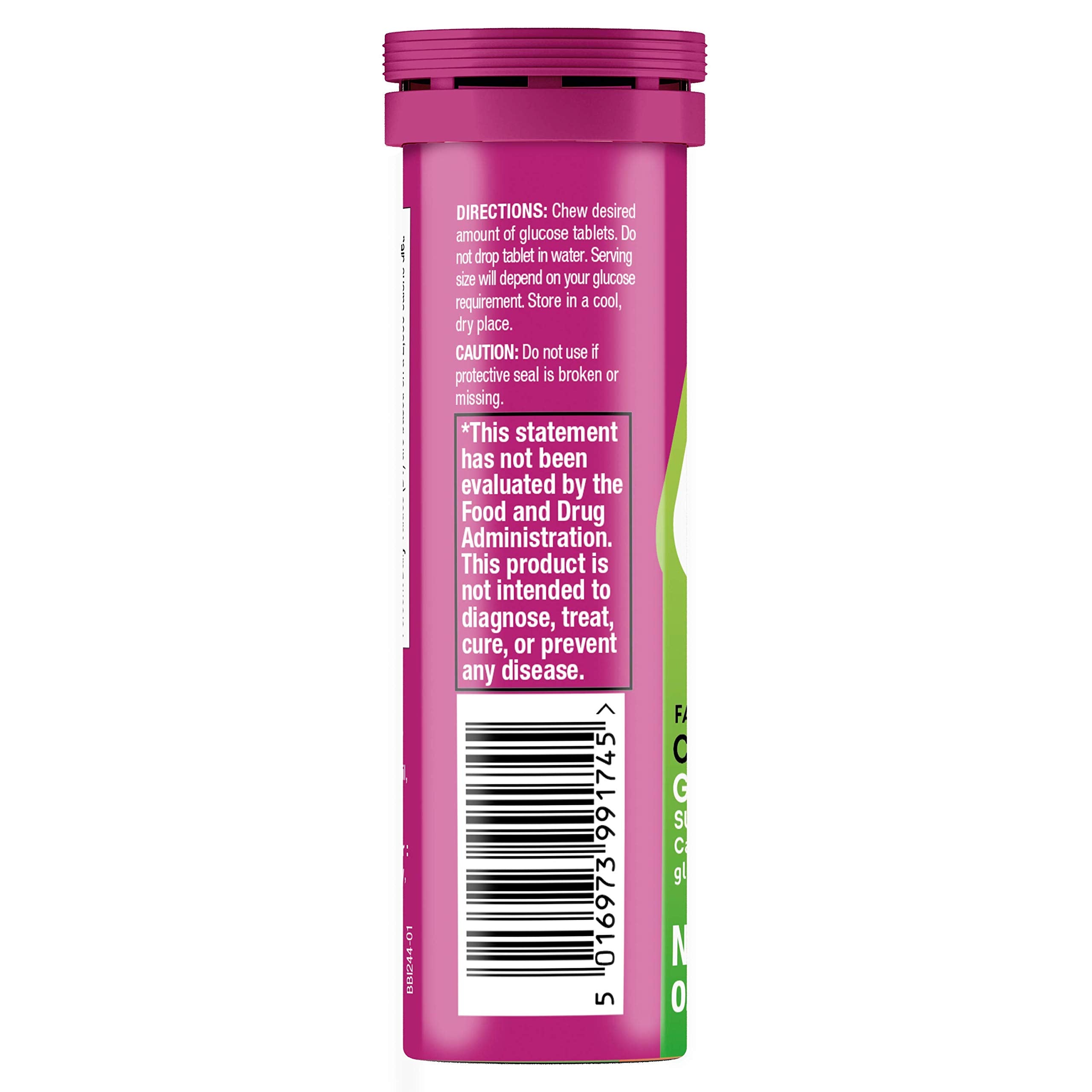 Lift Glucose vegan-friendly symbol marks plant-based energy.