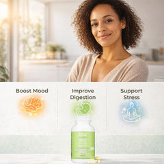 Lifted Naturals spore probiotic capsules close-up—high-quality formula.