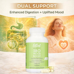 Lifted Naturals dairy-free symbol on bottle—dairy-free option.