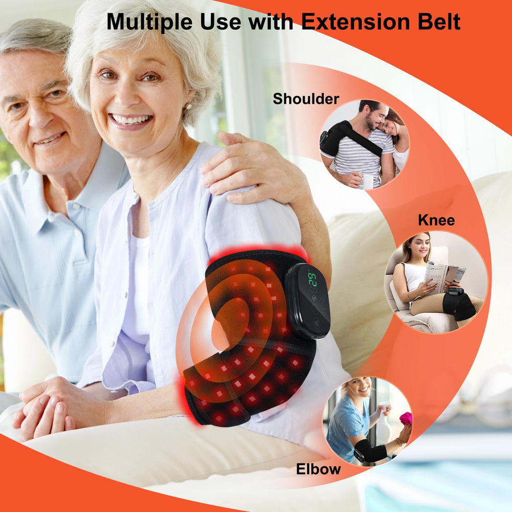 LightinMax knee brace offering five heating levels for personalized warmth