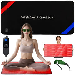 LIGHTIUM 33x17 red light therapy mat full view for at home relief