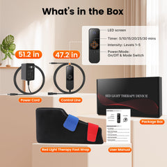 Lightium foot wrap offers 12-2x6-5 inch coverage for versatility.