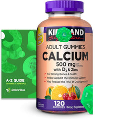 LightSpring Calcium Gummies bottle for daily bone-support with D3 and zinc