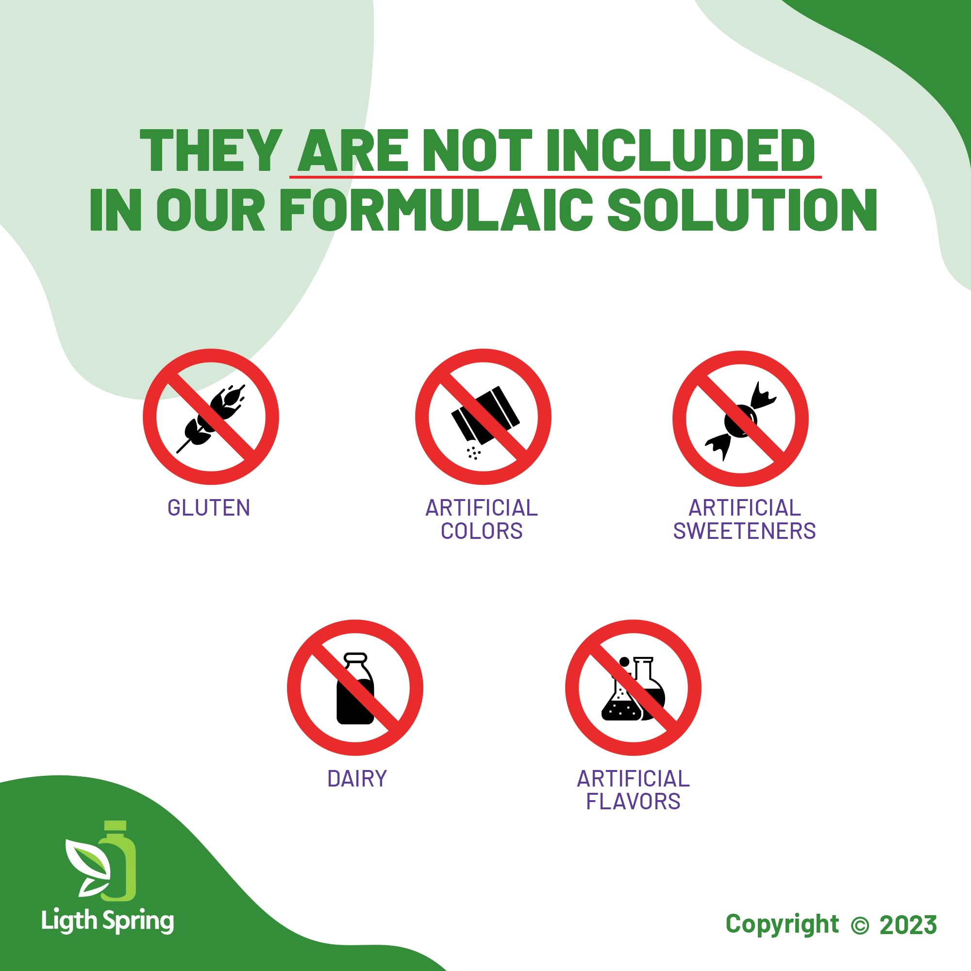 LightSpring Equate immune support feature suggests antioxidants for wellness.
