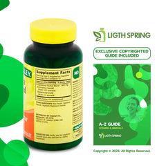 LightSpring vegetarian-friendly tablets, gluten-free and non-GMO for diverse diets.