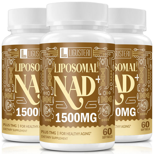 LIGUSTERI liposomal NAD+ bottle front view for daily energy support