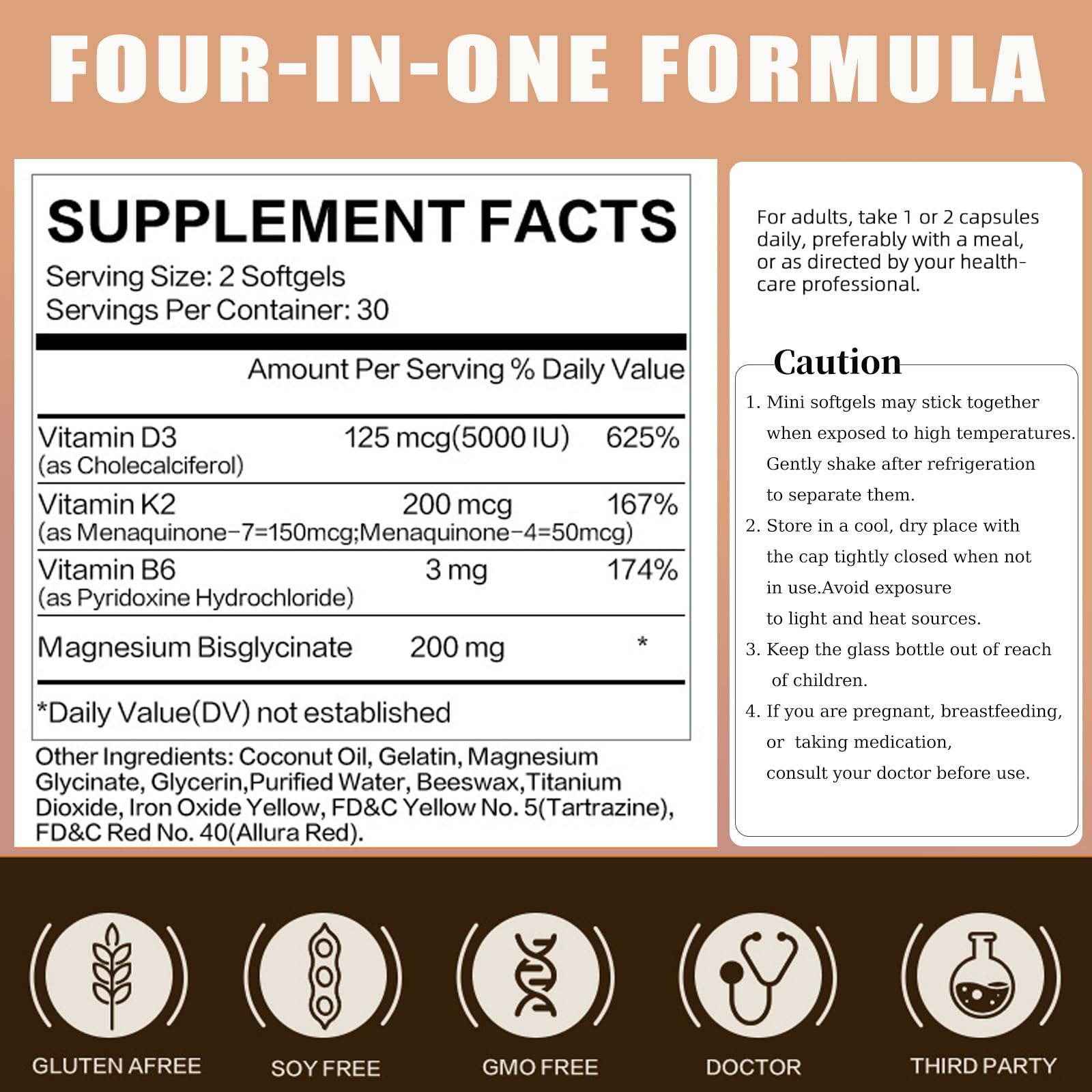 LIIFE D3 K2 capsules close-up showcasing vegetarian capsules for easy daily supplementation