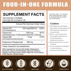 LIIFE D3 K2 capsules close-up showcasing vegetarian capsules for easy daily supplementation