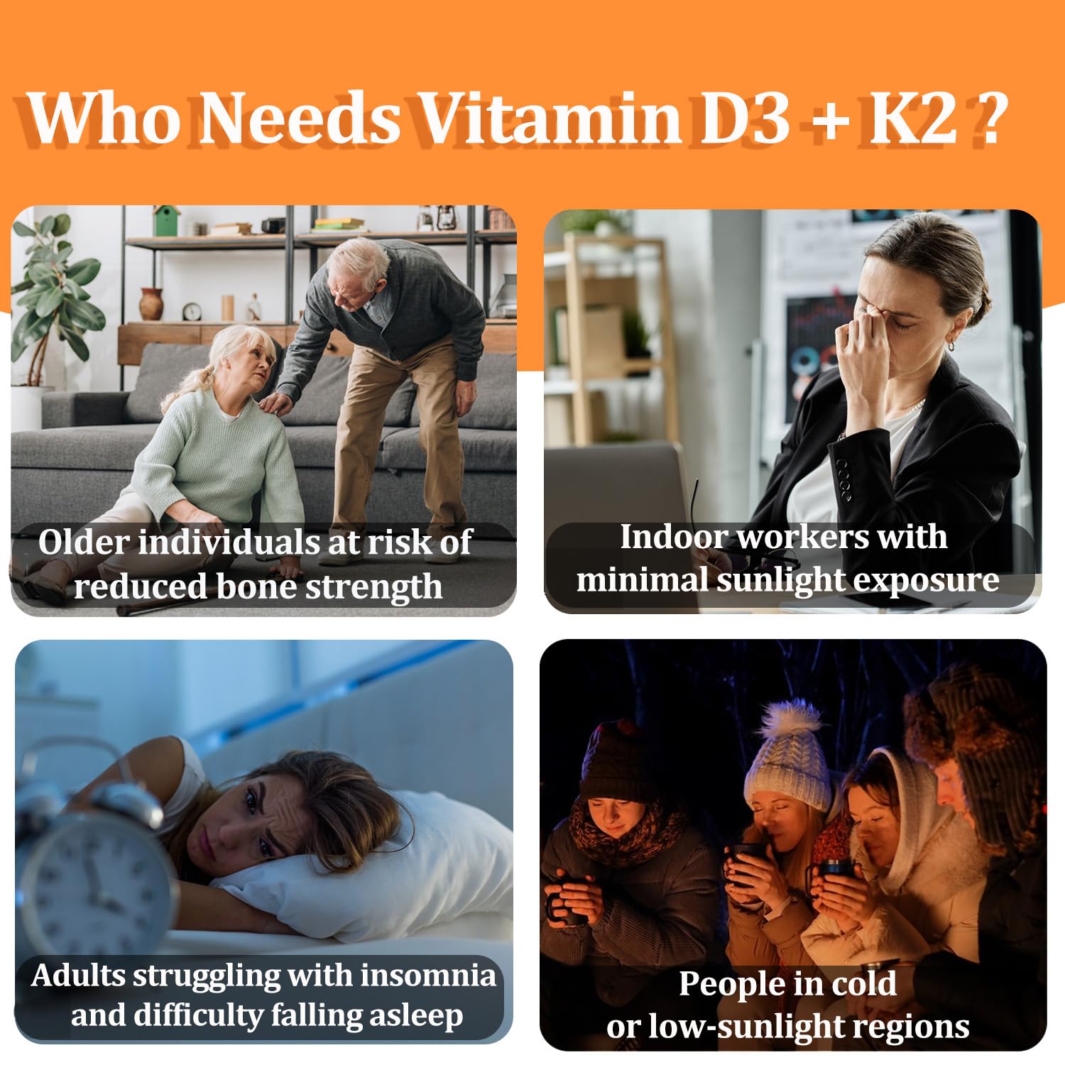 LIIFE D3 K2 ingredients graphic notes magnesium glycinate and MK7/MK4 synergy