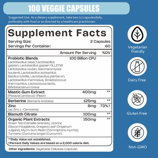 LIISKYY capsules close-up show high potency for gut microflora