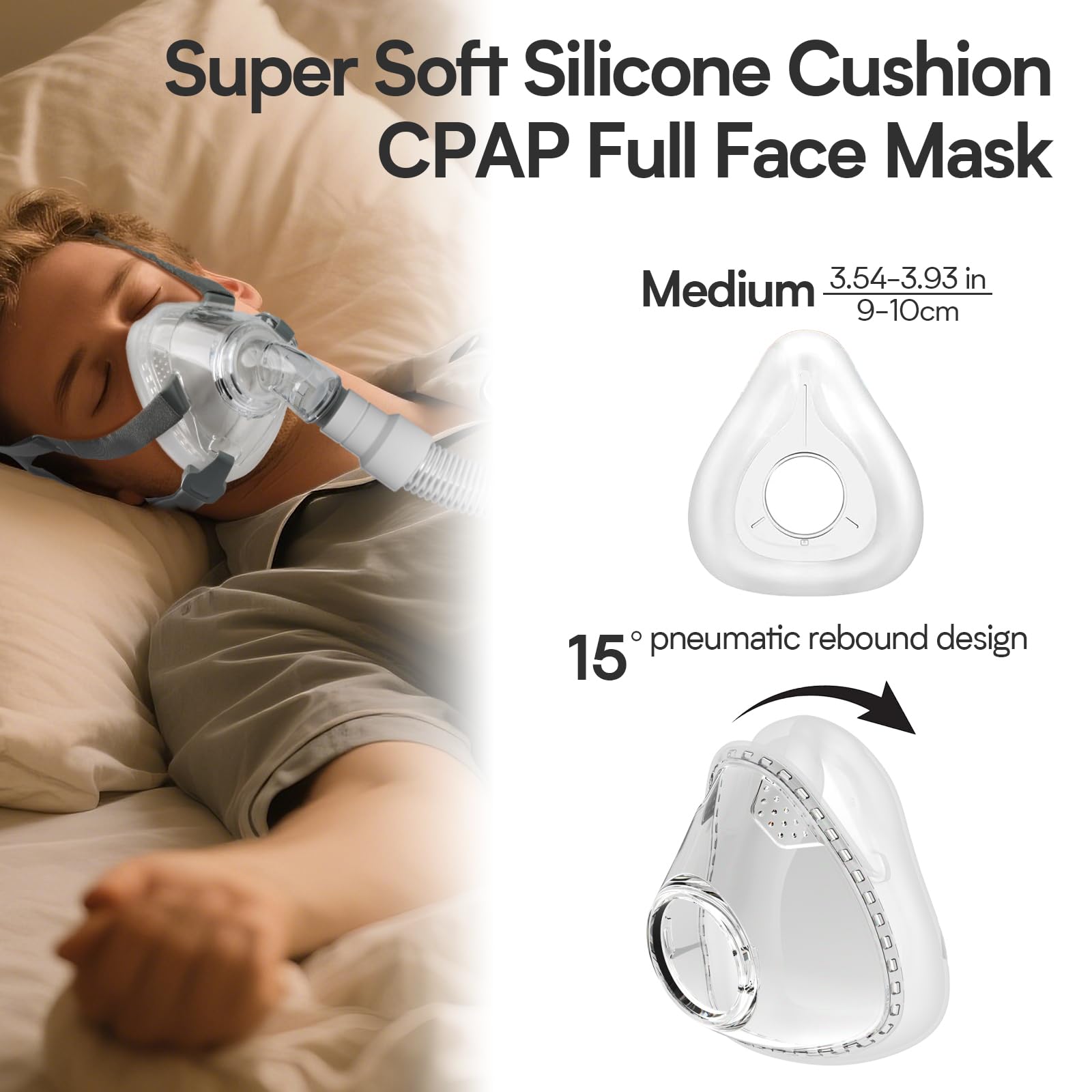 Likjhbn CPAP frame provides durable support for daily use