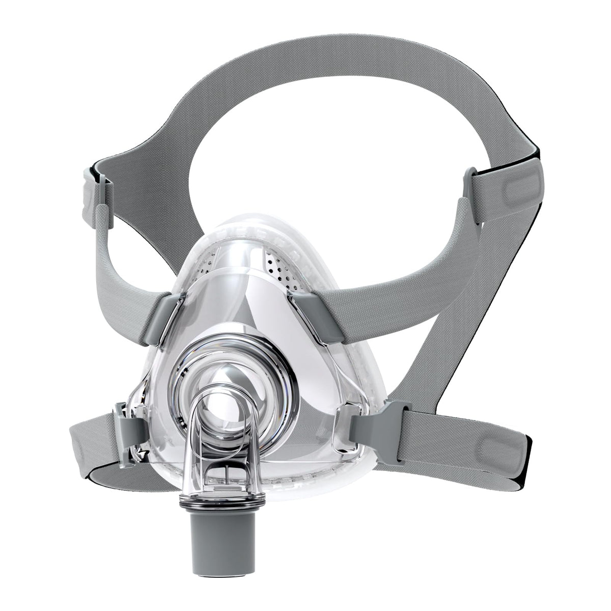 Likjhbn full-face CPAP mask front view for a secure nose-to-mouth seal