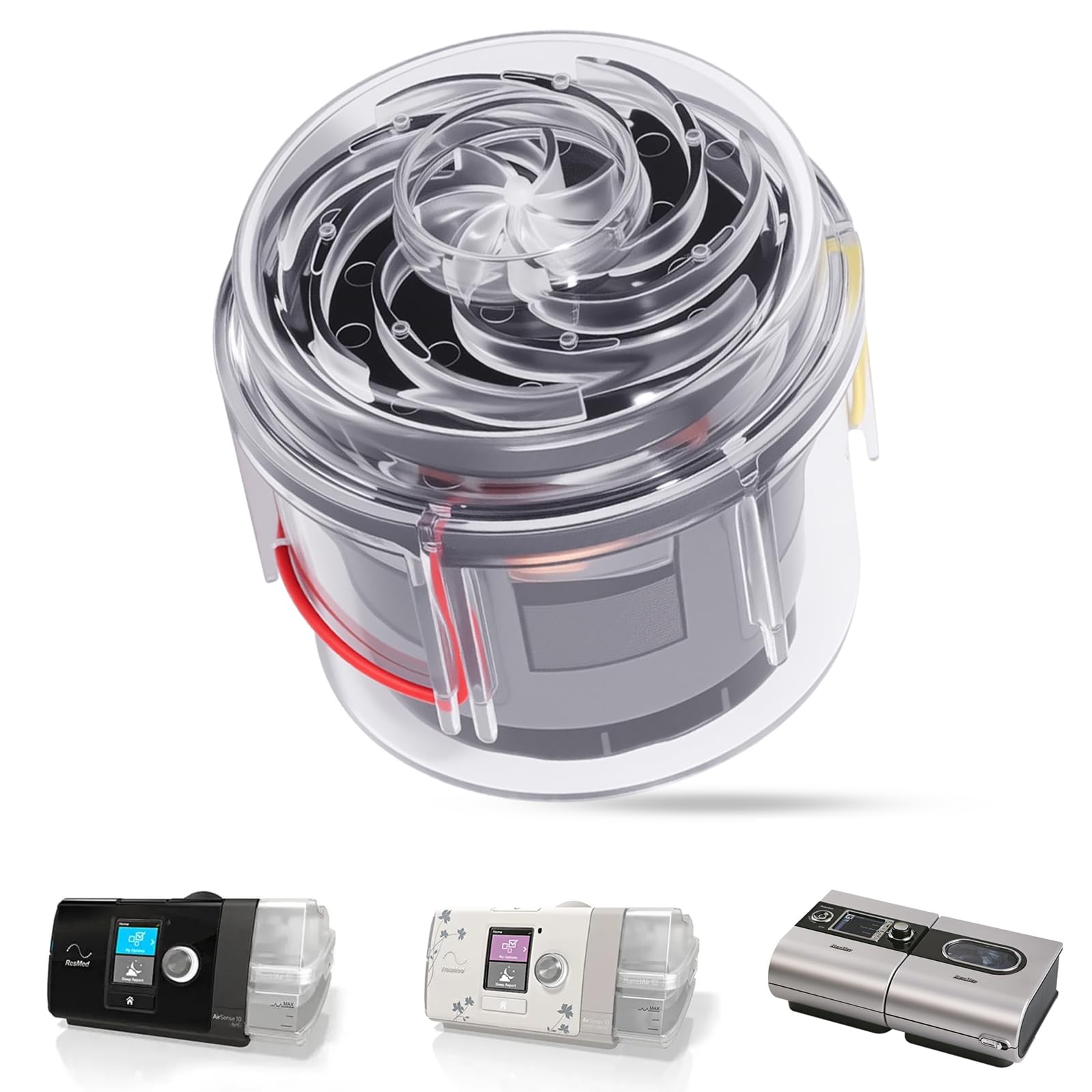 LiL DiHo CPAP motor closeup showing high-quality components for AirSense 10 compatibility