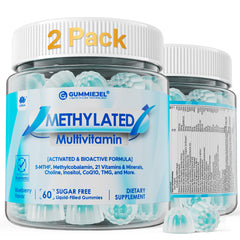 lilicare 2-pack methylated multivitamin gummies for daily nutrient support