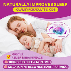 LILICARE 5HTP Gummies packaging image highlighting melatonin-free formula.