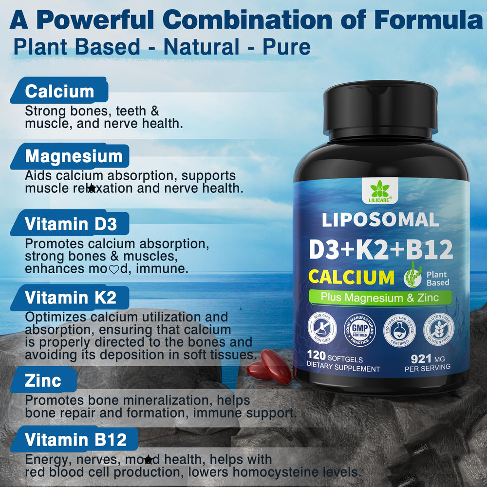 LILICARE methylated B12 bottle label indicates active form