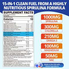 LILICARE blue spirulina chlorella gummies liquid-core cross-section highlighting absorption