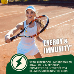 LILICARE bottle of bee pollen gummies displayed for convenient daily use.