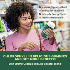 LILICARE Chlorophyll Gummies zinc complex for immune health and energy balance.