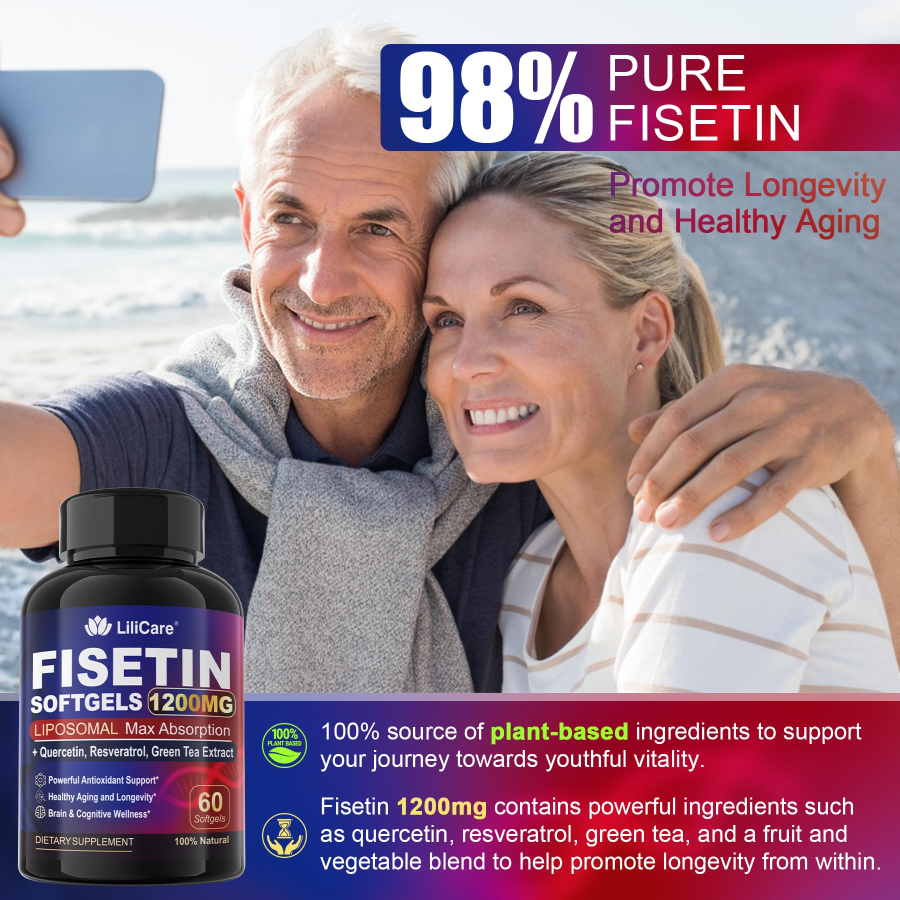 LILICARE Fisetin brain health badge signaling cognitive support possibilities