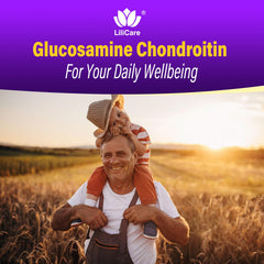 LILICARE supplement facts panel highlighting boswellia turmeric for joint support