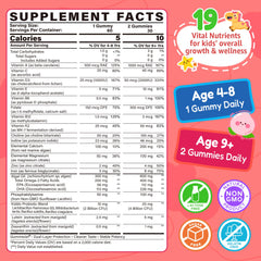 LILICARE gummies with iron and omega-3 for balanced growth support.