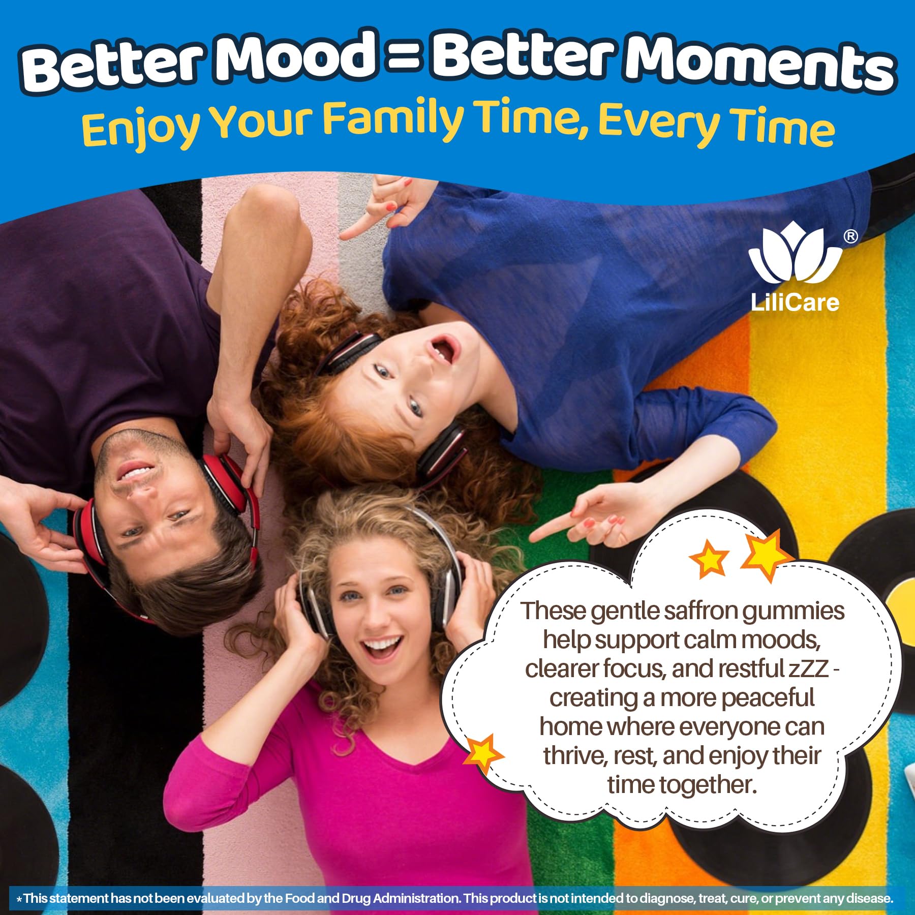 Calm focus and daytime mood cues suggested for daily routines