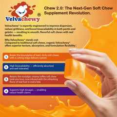 LILICARE Liposomal Turmeric Chews vegan and sugar-free option for flavor and wellness.