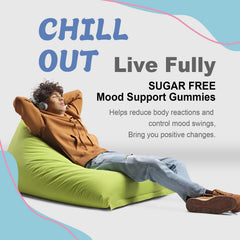 LILICARE liquid-filled gummies technology image emphasizes absorption.