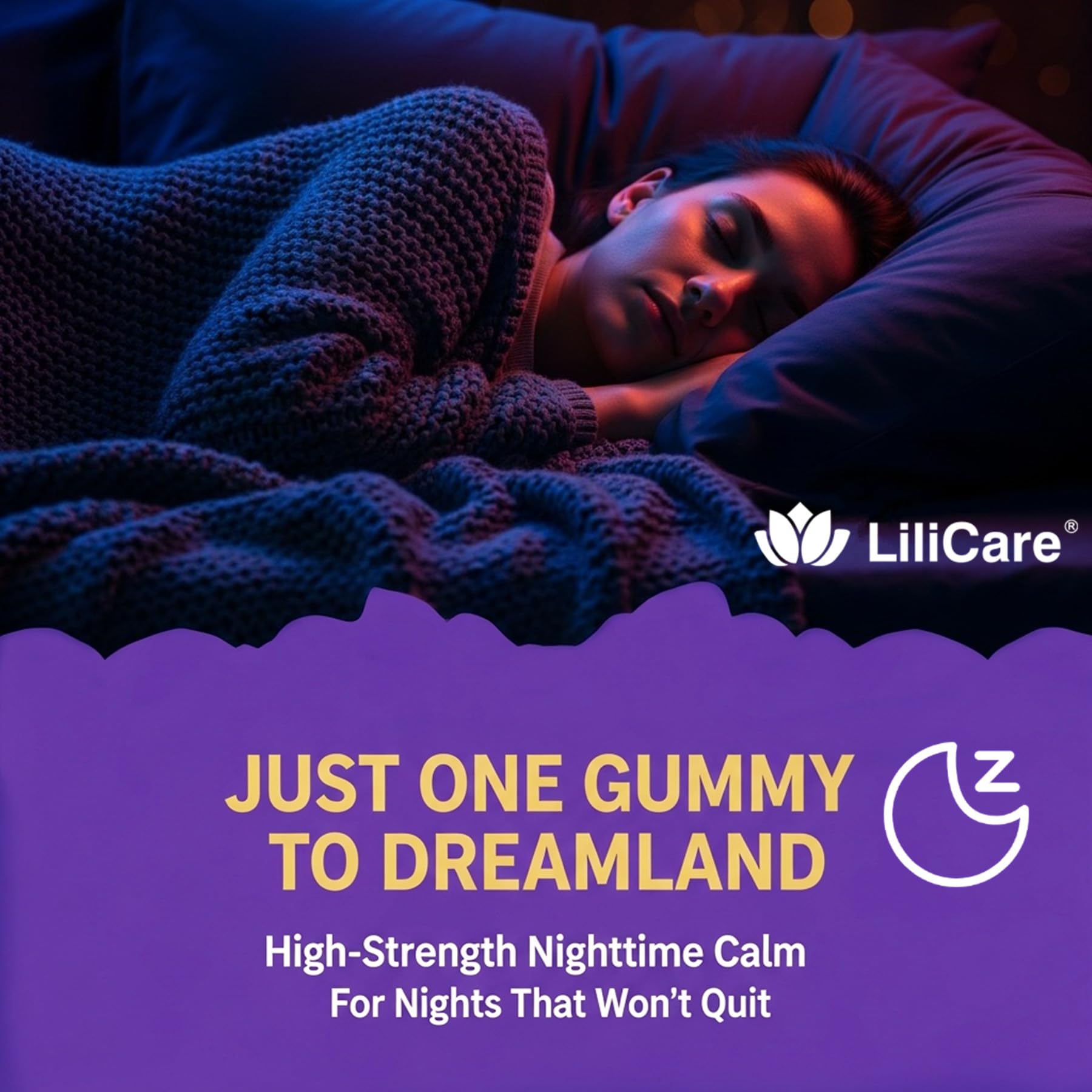 LILICARE bottle cap showing reseal feature for freshness.