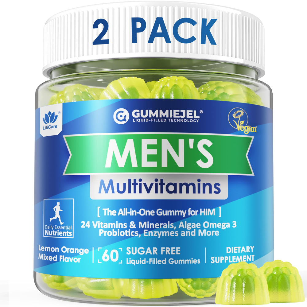 LILICARE men’s multivitamins gummies bottle shown for daily health support