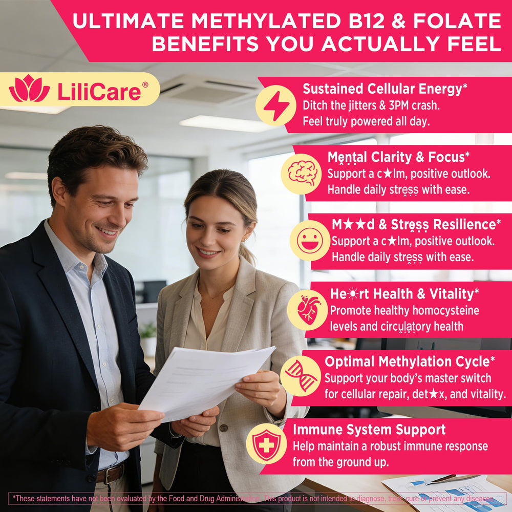 LILICARE jar stack on shelf emphasizing 60-count packaging