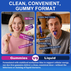 LILICARE Methylene Blue Gummies packaging front view