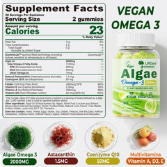 LILICARE gummies with CoQ10 and astaxanthin for antioxidant support
