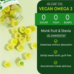 LILICARE vegan omega-3 gummies suited for active lifestyles.