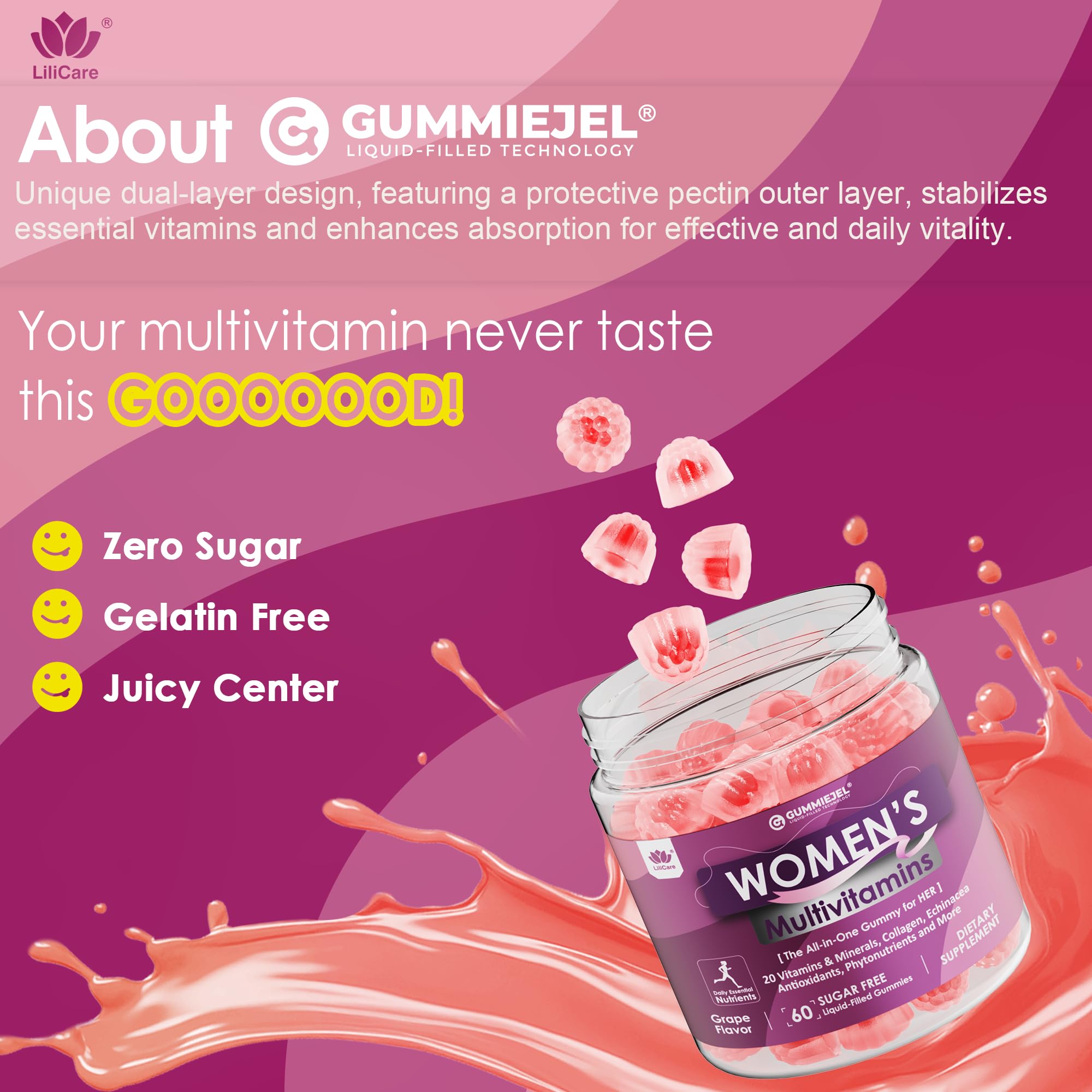 LILICARE premium packaging conveys trust for everyday supplementation