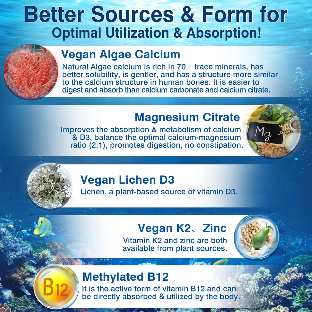 LILICARE vegan D3 K2 B12 supplement packaging highlighting methylcobalamin.