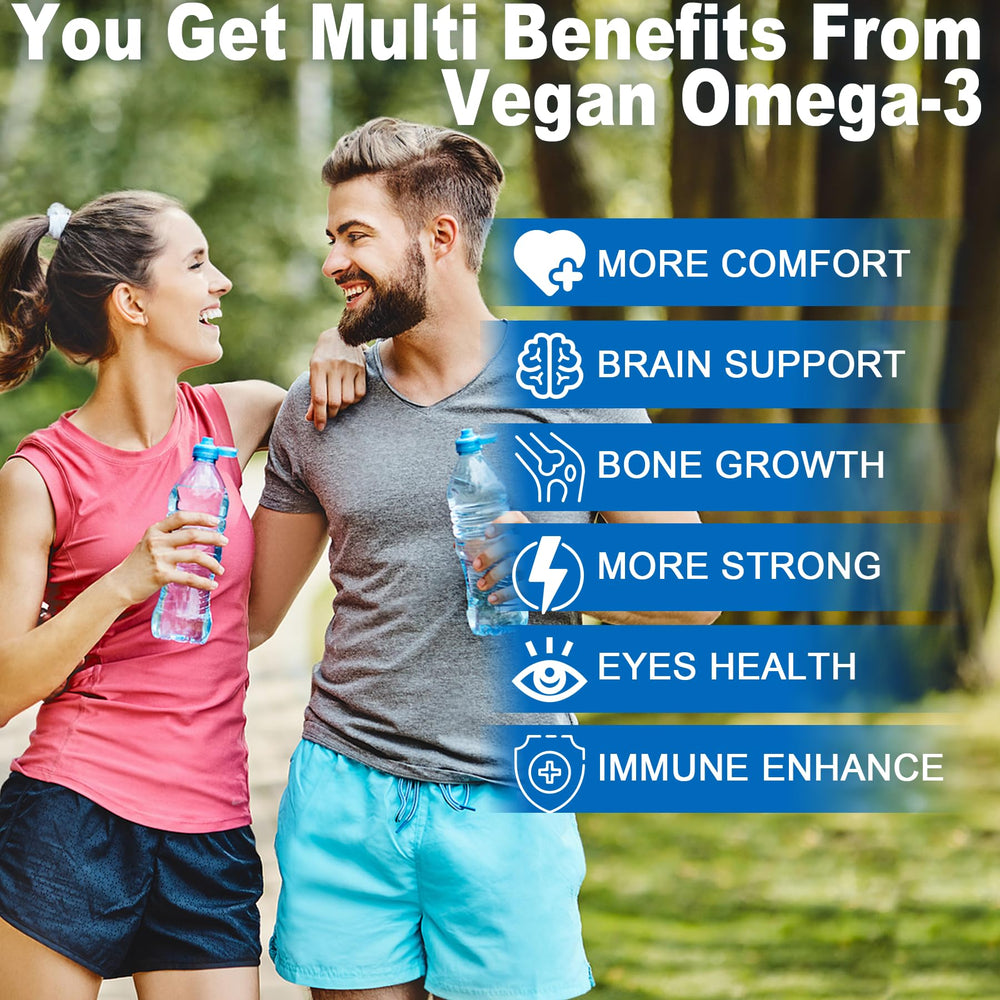 LILICARE 2 gummies daily for convenient, plant-based omega-3.
