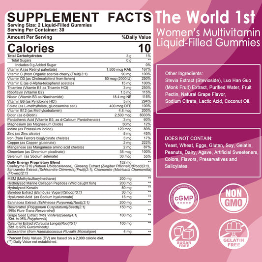 LILICARE gummies in fruity flavor offer a tasty daily wellness routine