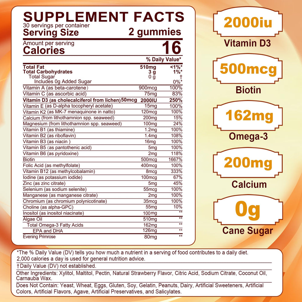Close-up of gummies texture highlighting tasty sugar-free daily nutrition
