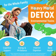 LILICARE Zeolite Detox gummies feature chlorella and spirulina ingredients for antioxidant support.