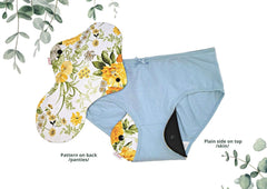 Lilind random flowers print on packaging for stylish design