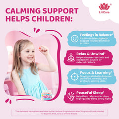 LILICARE Kids Calm gummy close-up reveals chewy texture for kids