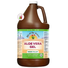 Lily Of The Desert Aloe bottle for daily gut-friendly hydration.