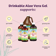 Lily Of The Desert Aloe inner fillet label highlights Aloesorb benefits.