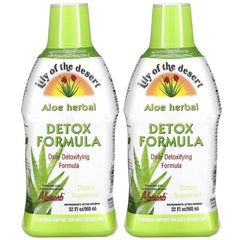 Lily of the Desert Detox Formula 32 oz bottle for daily wellness routine