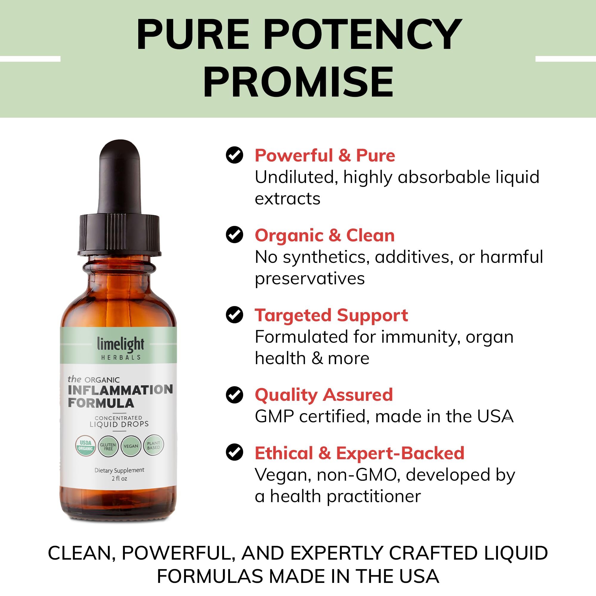 Limelight Herbals dropper use demonstrates simple daily dosing routine.